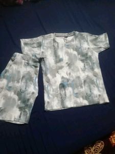 Men's Casual T-Shirt and Shorts Set