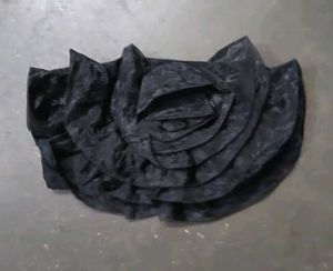 Black Rose Hair Clip Accessory