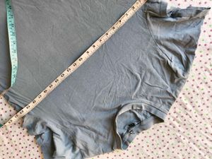Solid Color Crew Neck T-Shirt