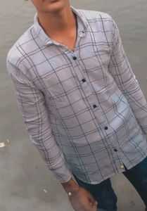 new white shirt 👕 for men with black print , S size