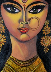 Durga Maa Painting