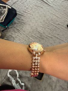 Elegant Rose Gold Crystal Watch