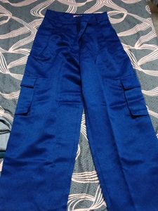 Blue Cargo Pants