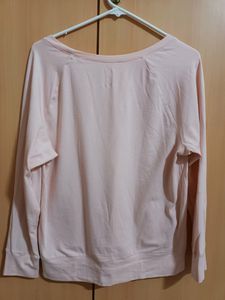Decathlon Light Pink Full Sleeve Tshirt