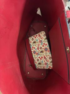 Chumbak Sparkling Red Tote Bag
