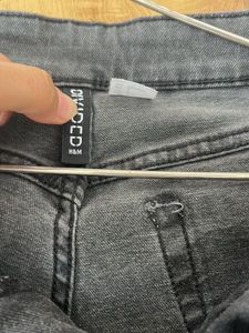 Grey Wash Denim Jeans