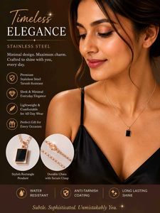 Elegant Stainless Steel Necklace