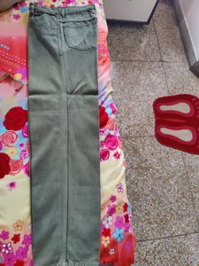 Denim Jeans, Olive Green, 30 " Waist,