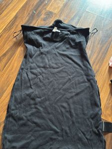 Black Strapless Top