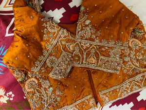 Luxury pure handwork Pakistani Bridal lehenga