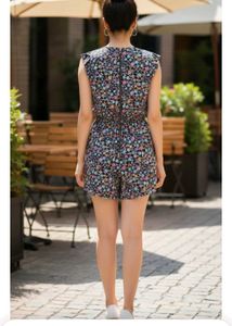 Floral Print Romper