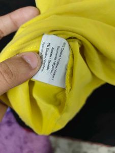 Fendi Roma Italy Yellow T-Shirt