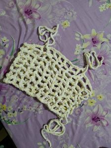 Fur Crochet Top