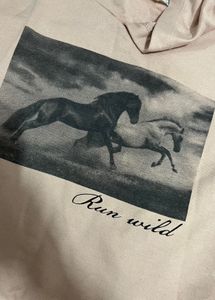 Pink Horse Graphic Hoodie