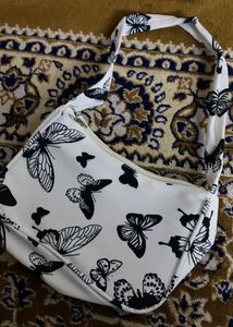 Savana White Butterfly Bag