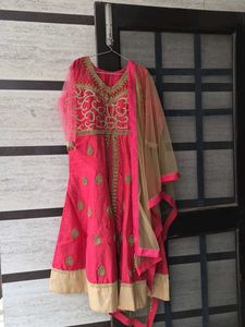 lehenga (long kurta and skirt style with dupatta