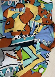 Colorful Abstract Print Men's Shirt