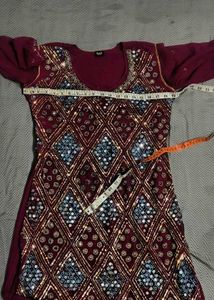 Embellished Kurta Set