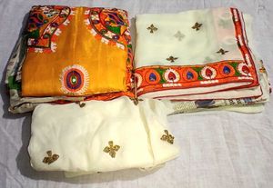 Bangalori Satin Mirror Work Lehenga Choli Set