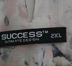 Pink western top XXL