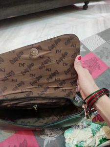 green color beautiful purse for girls