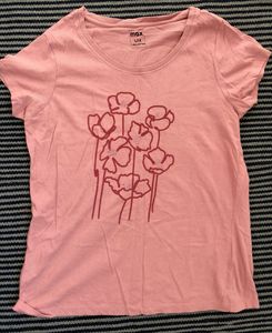Cute Pink Floral T-Shirt