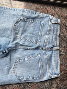 H&amp;M Light Wash High-Waisted Jeans