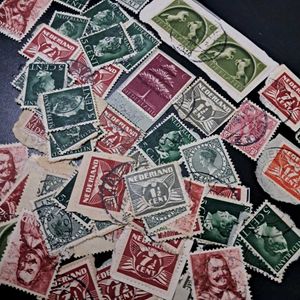 70 🫟 (1890-1940s) Rare,Vintage Nederlands Stamps