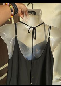 Chic Black Cold Shoulder Dress