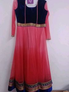 Pink Anarkali Dress,New