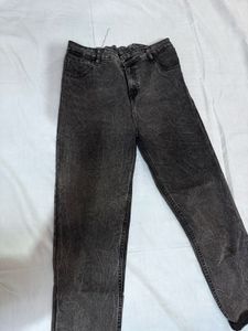 Grey Wash Baggy Jeans