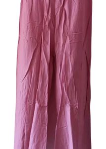 Women Embellished Kurta Palazzo Set, Beige &amp; Pink