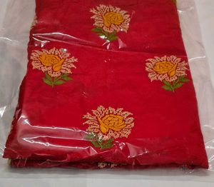 Elegant full Embroidered Red Dupatta