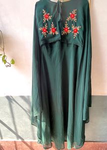 Bottle Green Gown