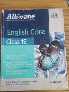 All In One English Core Class 12