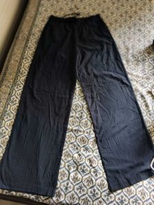 Men's black Striped Pants