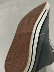 Classic Grey High-Top Sneakers