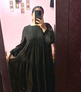 Black Maxi dress / Anarkali (Women's)