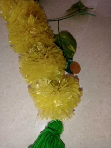 Vibrant Yellow Flower Garland