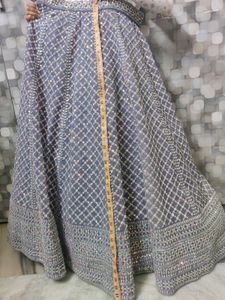 Elegant Lavender Lehenga Only One Time Use