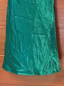 Emerald Green Satin Slip Dress