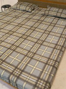 King Size Bedsheet 100% Cotton 108*108 Inch