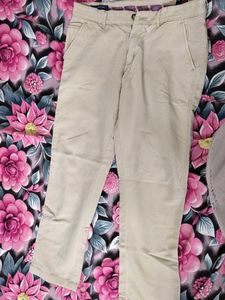 Men's Beige Chinos