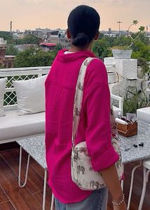 Stylish Pink Button-Down Shirt