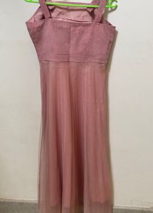 Dusty Rose Tulle Dress