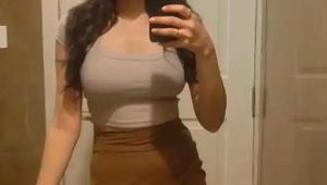 H&amp;M Ribbed Beige Top