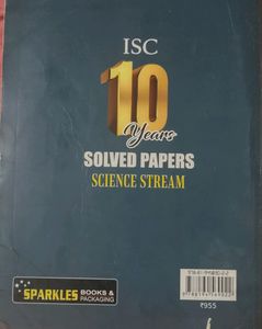 ISC 10 Years Solved