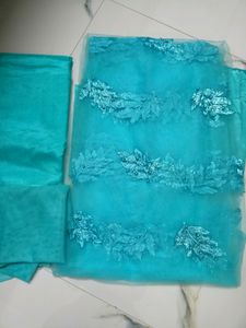 Firozi Very Beautiful Dress Material(Suit)..