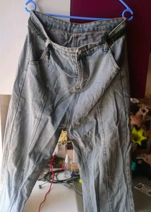 Light Wash Wide Leg Jeans