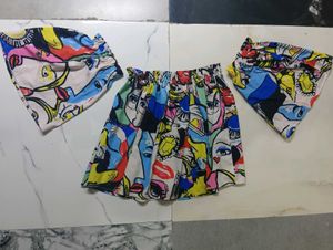 3-Piece Pop Art Co-ord Set with Detachable Sleeves